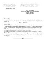 Đề thi HSG Toán học ngày 2 lớp 12 Kiên Giang 2011-2012 - Học Toàn Tập