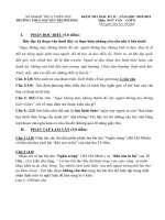 Đề thi học kì 2 môn ngữ văn lớp 8, trường THCS Nguyễn Chi Phương, Sở GD&ĐT Thừa Thiên Huế 2018-2019 - Học Toàn Tập