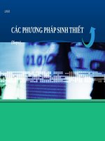 CÁC PHƯƠNG PHÁP SINH THIẾT (PHẪU THUẬT THỰC HÀNH) 