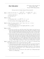 Đề thi thử vào lớp 10 môn Toán năm 2021 lần 1 do Star Education biên soạn