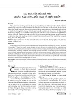 Đại học Văn hóa Hà Nội 60 năm xây dựng, đổi thay và phát triển