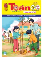 Tạp chí Toán tuổi thơ kỳ số 204 và 205