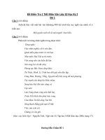 Đề kiểm tra 1 tiết HK2 môn Ngữ văn lớp 10 (có đáp án)