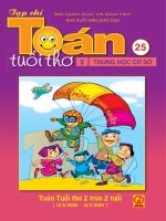 Tạp chí toán tuổi thơ 2 kỳ số 25