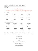 Bài học Thứ hai ngày 22 tháng 02 năm 2021