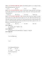 Lớp 11   cacbon silic   3 câu từ đề thi thử năm 2018 giáo viên lê đăng khương 