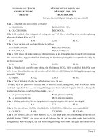 PENBOOK LUYỆN THI THPT QUỐC GIA môn hóa năm 2020 đề 3 