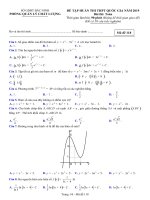 Đề thi thử THPT Quốc Gia 2019 Toán học sở GD&ĐT Bắc Ninh mã đề 118 - Học Toàn Tập