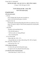 Khối 8: Hướng dẫn học các môn tuần 21