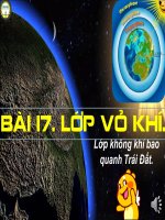 Địa lý 6 - Bài 17: LỚP VỎ KHÍ
