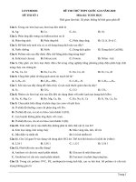 Đề thi THPT QG năm 2020   môn hóa học   lovebook   đề số 1 