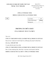 Phương án chữa cháy và cứu hộ cứu nạn tại cơ sở  Công an PCCC và cứu hộ cứu nạn tỉnh Bắc Ninh