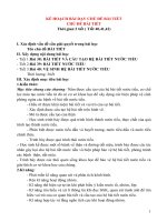 Giáo án chủ đề tích hợp môn Sinh học 8 kì 2 theo cv 3280