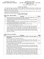 Đáp án thử THPT Quốc Gia 2019 Ngữ văn Đoàn Thượng, Hải dương lần 1 - Học Toàn Tập