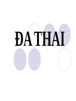 ĐA THAI (sản PHỤ KHOA) 