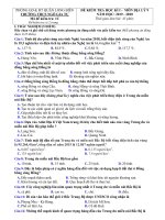 Đề thi học kì 1 môn địa lí lớp 9 trường THCS Ngô Gia Tự, phòng GD&ĐT Long Biên, Hà Nội 2019-2020 - Mã đề 1C - Học Toàn Tập