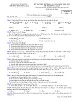 Đề thi thử THPT Vật lí 2019 Trường Yên Lạc 2, Vĩnh Phúc lần 1 mã đề 896 - Học Toàn Tập