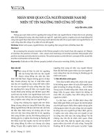 Nhân sinh quan của người Khmer Nam Bộ nhìn từ tín ngưỡng thờ cúng tổ tiên