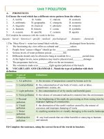 Khối 8: Hướng dẫn học các môn tuần 21
