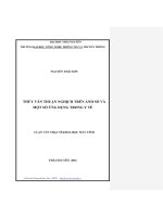 Thủy vân thuận nghịch trên ảnh số và một số ứng dụng trong y tế 