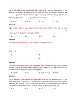 Lớp 12   amin  amino axit   protein   88 câu từ đề thi thử năm 2018 moon vn 