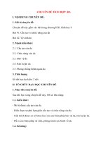 Giáo án  môn Sinh học 8 chủ đề Da