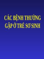 CÁC BỆNH THƯỜNG gặp ở TRẺ sơ SINH (sản PHỤ KHOA) 
