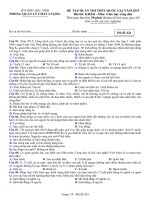 Đề thi thử THPT Quốc Gia 2019 GDCD sở GD&ĐT Bắc Ninh mã đề 424 - Học Toàn Tập