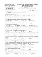 Đề thi thử THPT Quốc Gia Hóa học 2019 trường Nguyễn Trãi, Hải Dương lần 1 mã đề 507 - Học Toàn Tập