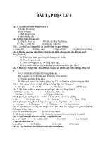 Hướng dẫn làm bài tập địa 8