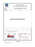 Biện pháp thi công hệ thống SCADA dự án đường ống NCS2