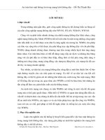 An toàn bảo mật thông tin trong mạng lưới không dây 