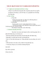 Nội dung học tập môn Công nghệ khối 7 tuần 22, 23 năm học 2020 - 2021