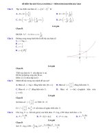 Đề thi thử THPT quốc gia