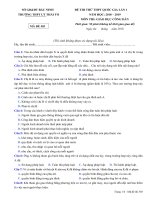 Đề thi thử THPT Quốc Gia 2019 GDCD Lý Thái Tổ Bắc Ninh lần 1 mã đề 503 - Học Toàn Tập