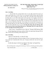 Đề thi HSG Ngữ Văn lớp 9 Bình Xuyên, Vĩnh Phúc 2016-2017 - Học Toàn Tập