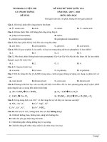 PENBOOK LUYỆN THI THPT QUỐC GIA môn hóa năm 2020 đề 5 