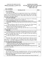 Đáp án HSG Ngữ Văn lớp 9 Bình Xuyên, Vĩnh Phúc 2016-2017 - Học Toàn Tập