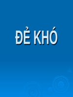 ĐẺ KHÓ (sản PHỤ KHOA) 