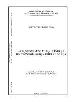 Áp dụng nguyên lý thực hành cặp đôi trong giảng dạy thiết kế đồ họa