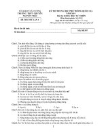 Đề thi thử THPT Quốc Gia Vật lí 2019 trường Nguyễn Trãi, Hải Dương lần 1 mã đề 507 - Học Toàn Tập