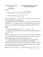 Đề thi học sinh giỏi Toán lớp 9 của Sở Giáo dục và Đào tạo Đắk Lắk năm 2018- 2019