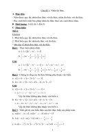 Đề cương ôn tập Toán 8 với các chủ đề
