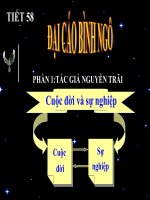 slide bài giảng ngữ văn 10 tiết 58 tác giả nguyễn trãi 