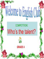 một số bài giảng điên tử môn tiếng anh