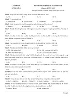 Đề thi THPT QG năm 2020   môn hóa học   lovebook   đề số 19 