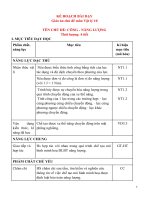 Giáo án chủ đề môn Vật lý 10, soạn theo cv 3280, chủ đề công, năng lượng