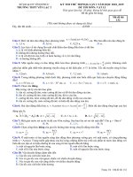 Đề thi thử THPT Vật lí 2019 Trường Yên Lạc 2, Vĩnh Phúc lần 1 mã đề 132 - Học Toàn Tập