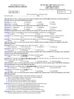 Đề thi thử THPT Quốc Gia 2019 Tiếng Anh Lý Thái Tổ Bắc Ninh lần 1 mã đề 132 - Học Toàn Tập