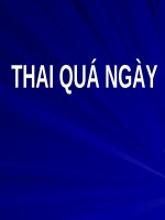 THAI QUÁ NGÀY (sản PHỤ KHOA) 